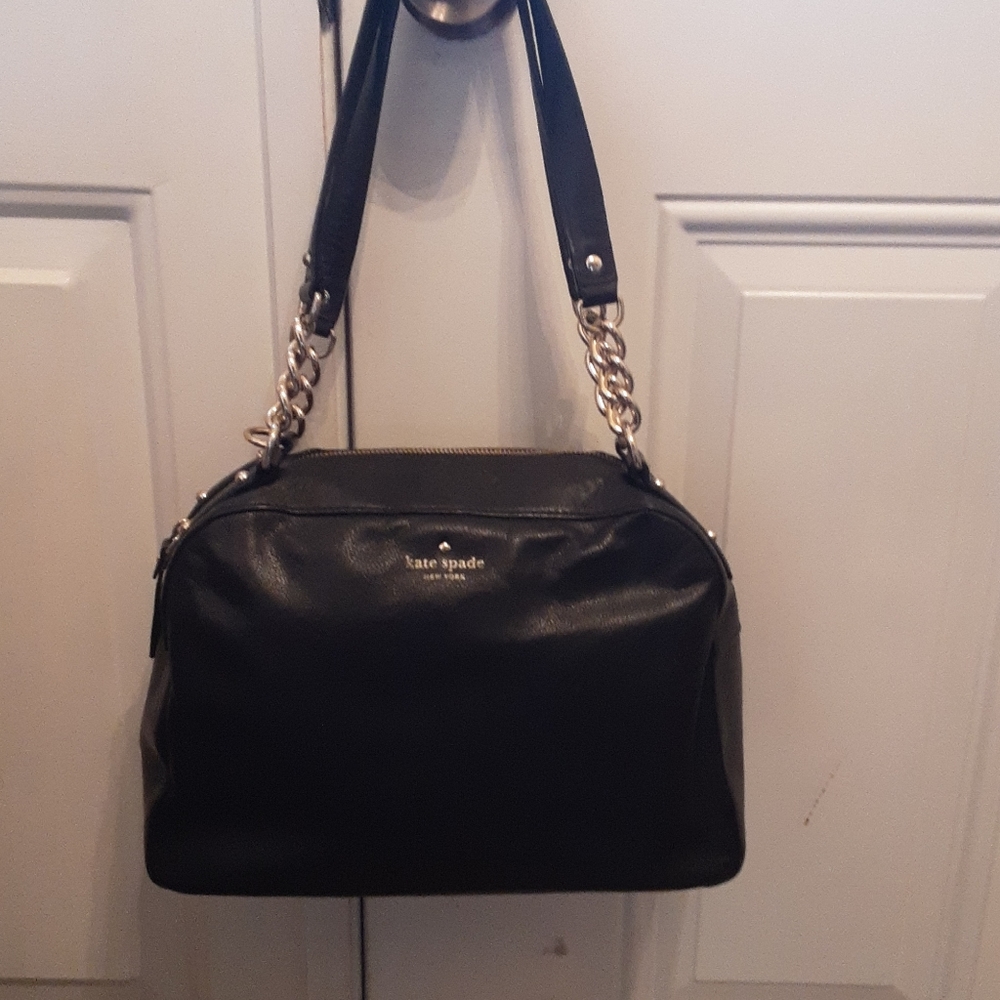 Kate Spade black leather purse